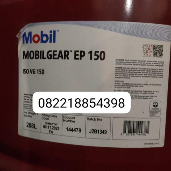 Mobilgear EP 150 Mineral Gear Oil, Drum/208 Lt