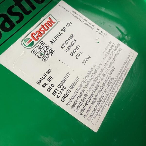 Castrol Alpha SP 100 Gearbox & Bearing Oil