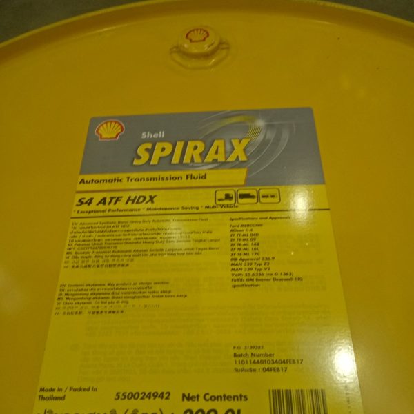 Shell Spirax S4 ATF HDX Oli Transmisi Otomatis Dexron III