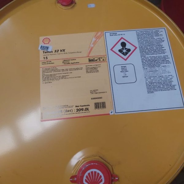 Shell Tellus S2 VX 15, HVI Hydraulic Oil Zinc Free