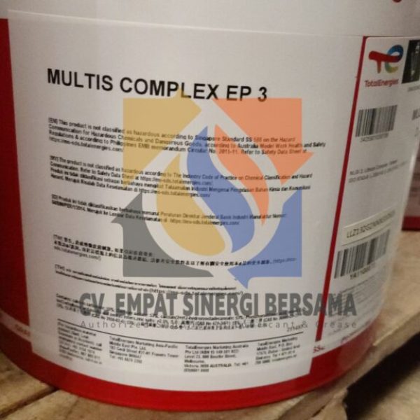 Total Multis Complex EP 3 (Lithium Complex Grease), Pail 18 Kg