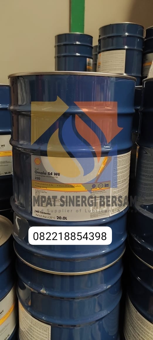 Shell Omala S4 WE 320, Synthetic PAG Gearbox Oil, Pail/20 Lt